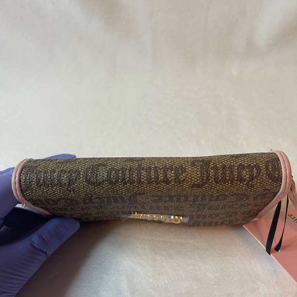 Juicy Couture tan and pink accent wallet, NWT - Picture 8 of 9
